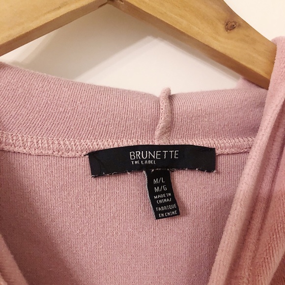 Brunette The Label Pink Blonde Hoodie - Picture 3 of 4
